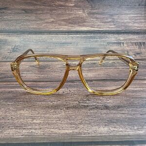 Titmus SC900 Tan Translucent Aviator Eyeglasses Double Bridge Retro Frames 56-18